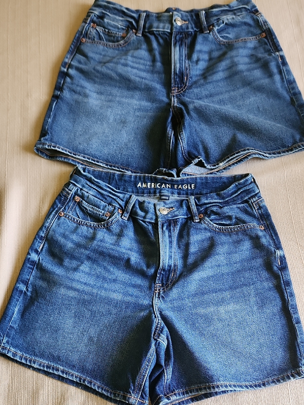 American Eagle Outfitters Blue Denim Shorts Duo
